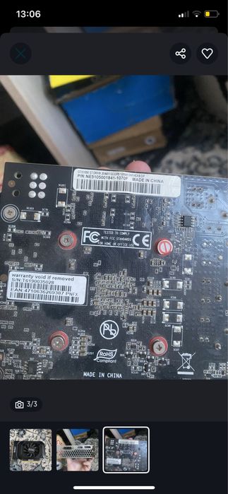 Продам видео карту 1050 2гб