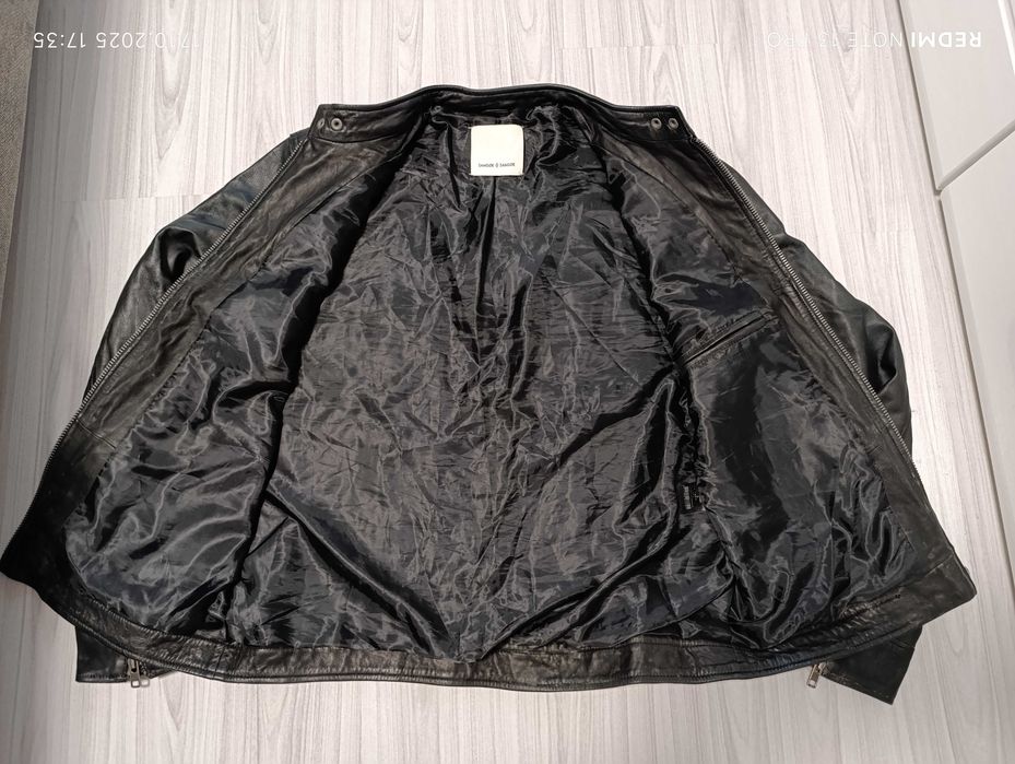 Samsoe Samsoe Krede Lamb Leather Jacket''оригинално мъжко кожено яке