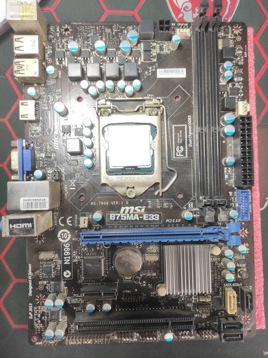 Kampyuter DDR3 B75 Plata i5 3470 4/4.  Azu 12gb