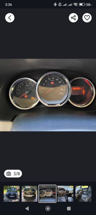 Vand dacia lodgy 5 locuri 1.2 cp 115