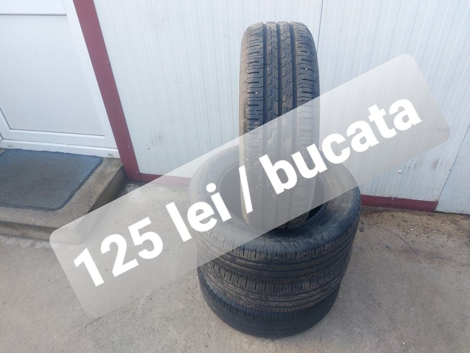 125 lei bucata! Set anvelope de vara 185 65 r15 Continental 2022! 7 mm
