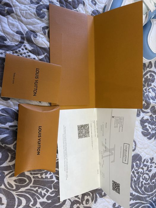 Louis Vuitton Trainer Navy Blue (42)
