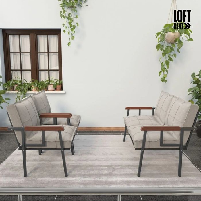 Металлический диван комплект AFINA | Oт производителя | Рассрочка 0%