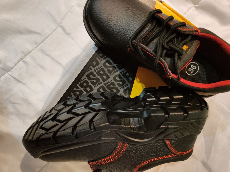 Работни обувки телешка кожа