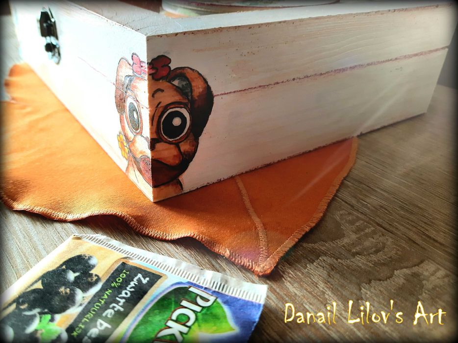 Кутия за чай " Мопс "