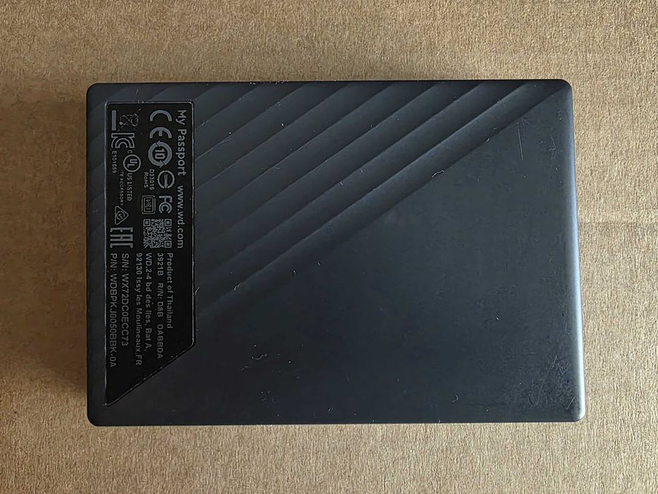 WD My Passport 5TB Външен Твърд Диск УСБ, Hard Drive USB 3.2 Gen