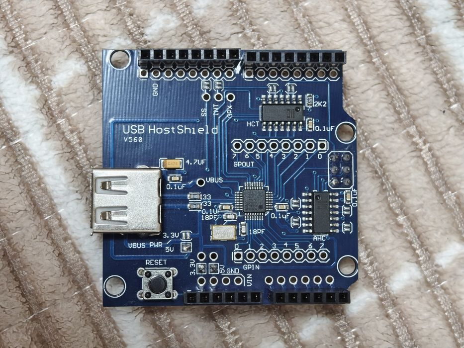 Arduino Uno + USB Hostshield