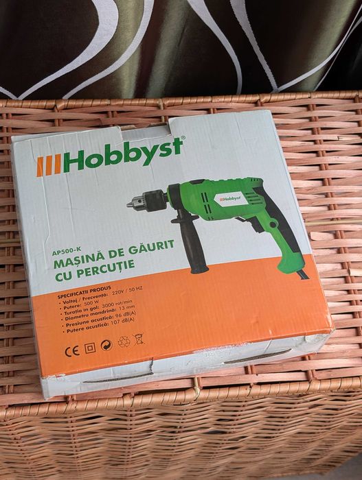 Masina de gaurit cu percutie Hobbyst AP500-K