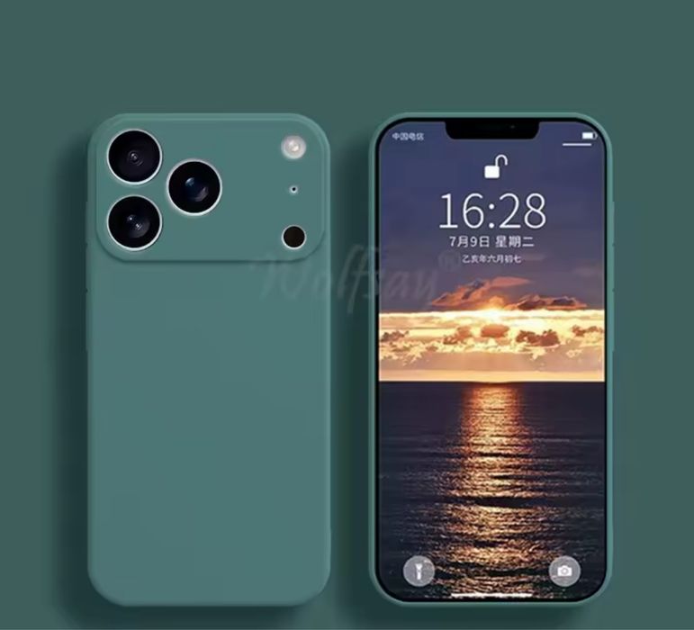 Iphone 17/17 AIR/17 PRO/17 PRO MAX - Husa Soft Alcantara Folie Sticla