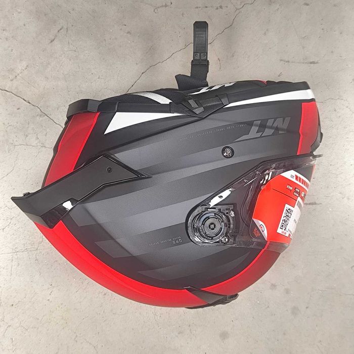 ПРОМОЦИЯ Каска MT THUNDER 4 SV Treads B5 Matt GREY/RED - Код: 71788