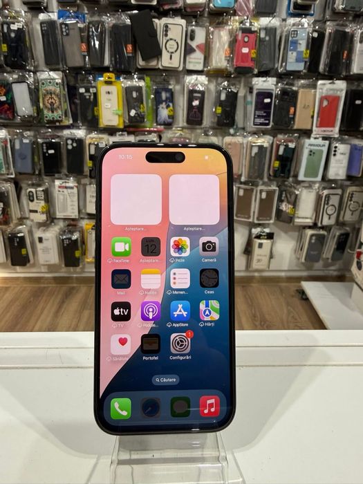 iSellStore Vâlcea: iPhone 15 Black - 128GB - 100% baterie -