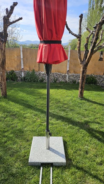 Umbrela terasa/gradina cu suport granit