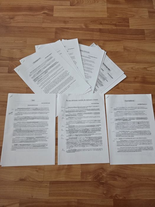 Materiale Bacalaureat (Geografie+Matematica+Romana)