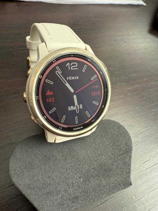 ceas Garmin Fenix 6 S PRO SOLAR LIGHT GOLD
