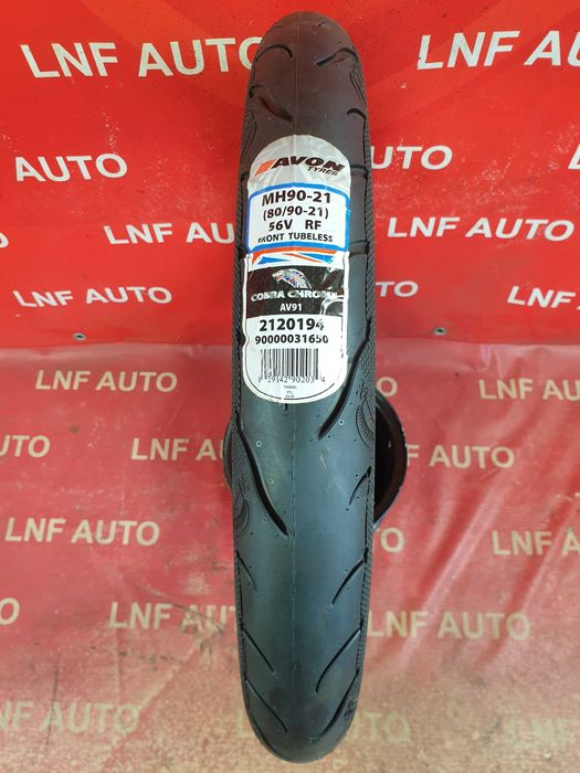 1 Anvelopa MOTO - 80/90/21 - AVON Cobra Chrome - NOUA - DOT 0622 !