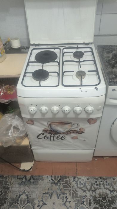 Продам газовый плита и холодильник рабочий
