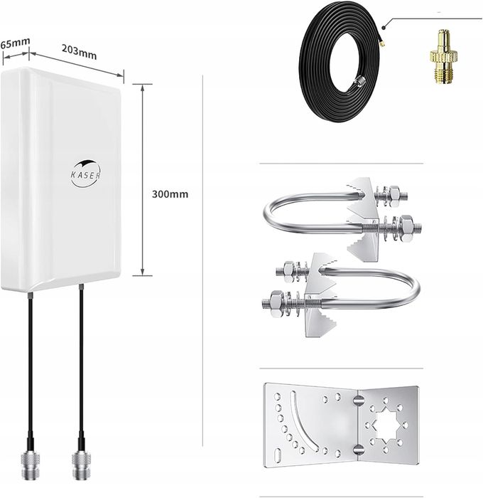 4G, 5G. антена Kaser за увеличаване на сигнал