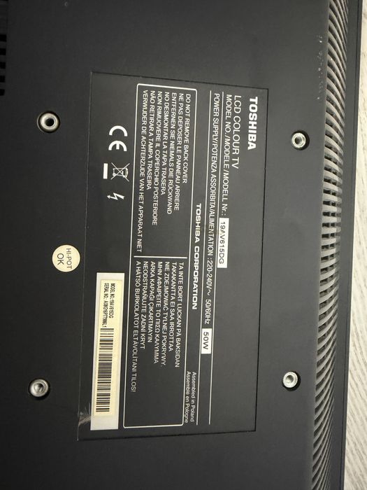 TV Toshiba 19AV615DG