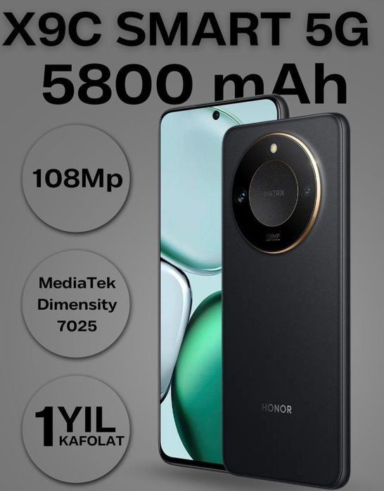 Honor x9b smart 5g 8+8/256