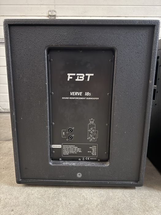 Vând basi FBT Verve 18S