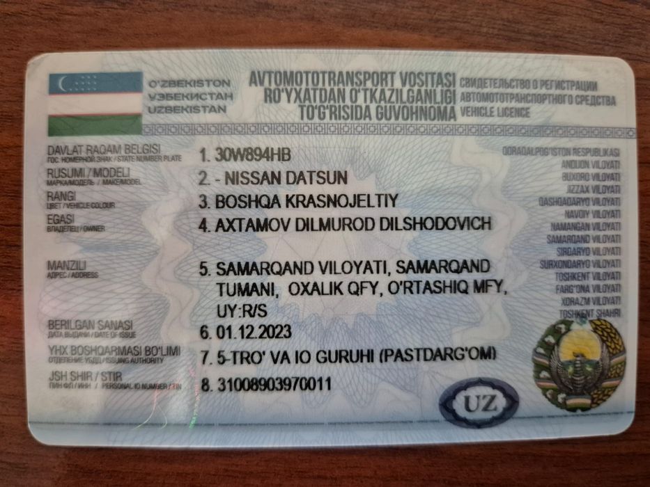 Nissan pick up sotiladi