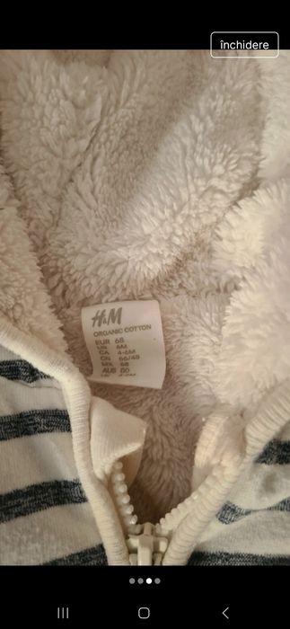 Set 2 geci pufoase, ca noi, masura 68