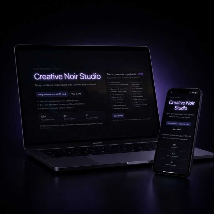 Creare Website Profesional + Google Ads / Facebook Ads