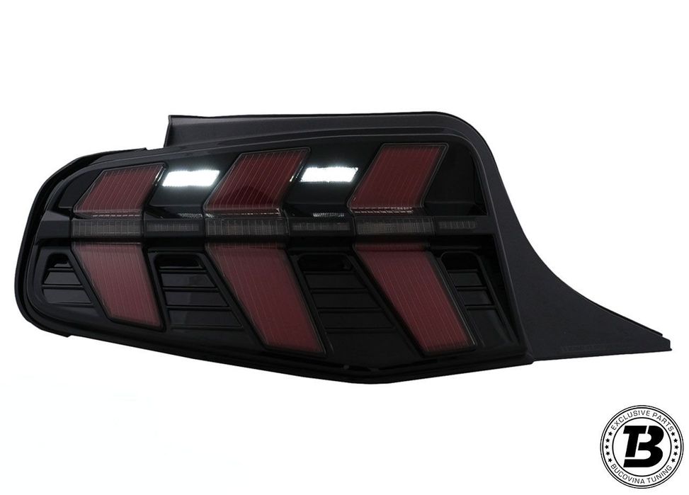 Stopuri LED compatibile cu Ford Mustang V Smoke Design Semnalizare Dinamica