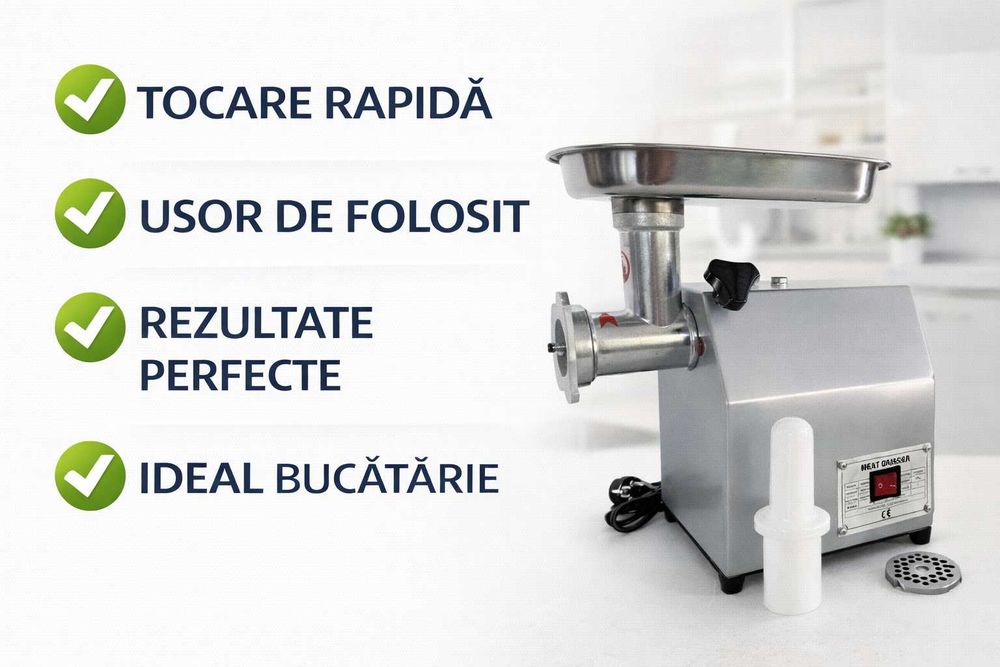 Masina de tocat carne 750W profesionala inox