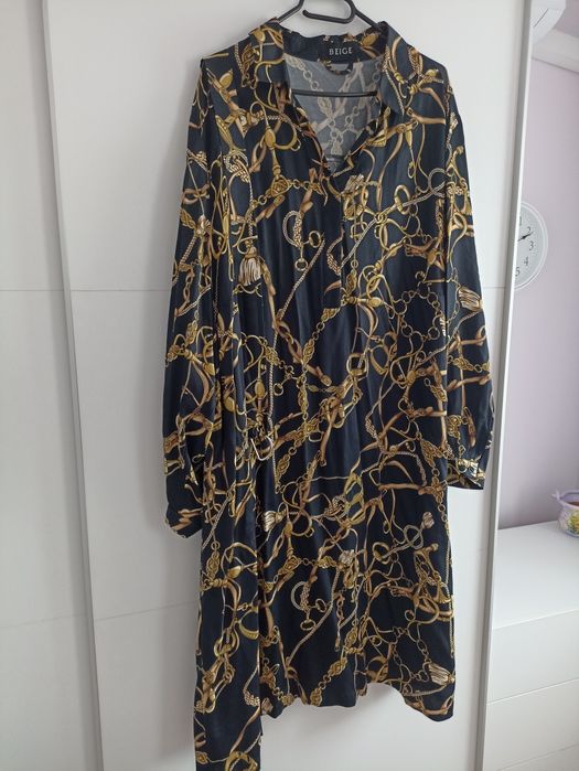 Качествена рокля Beige 3 XL