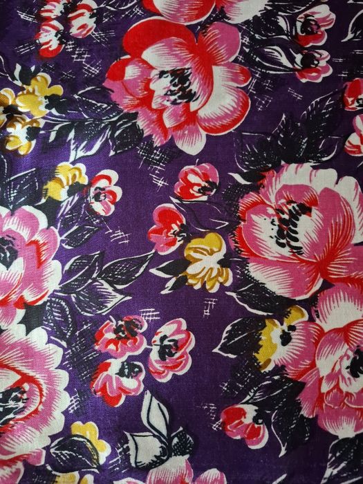 Отрез натуральной ткани крепсатин длиной 5м