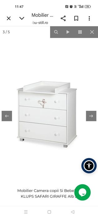 Set mobilier bebe
