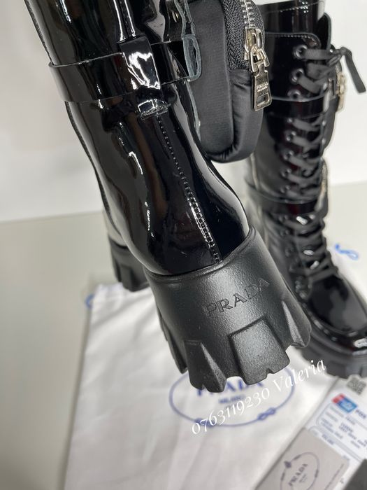 Ghete / bocanci din Piele Naturala - Monolith Combat Boots