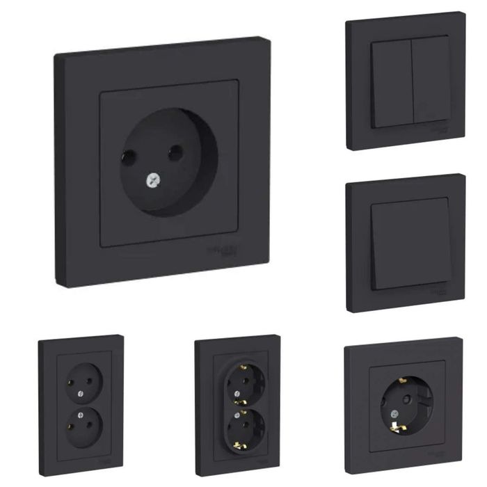 Розетки и выключатели schneider