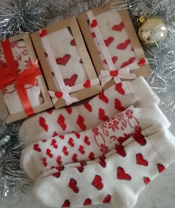 Носки шерстяные теплые