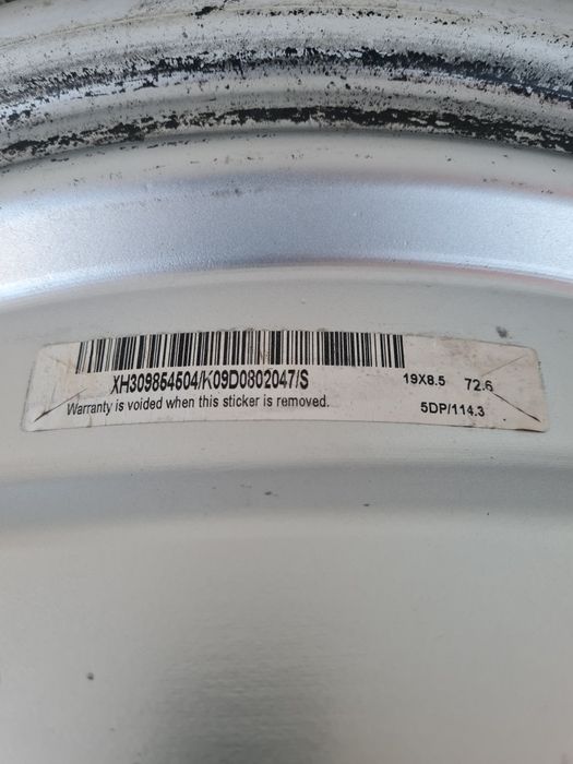 Джанти за KIA HYUNDAI MAZDA NISSAN RENAULT Toyota R19 5x114.3 ET45 8.5J