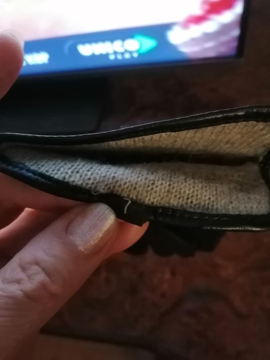 Перчатки кожаные