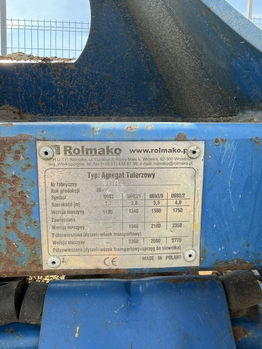 Disc cu grape ROLMAKO U693