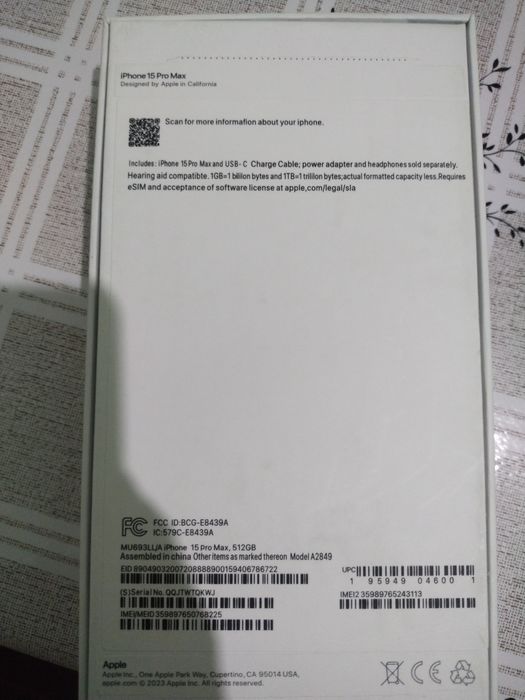 iPhone 15promax premium birga bir