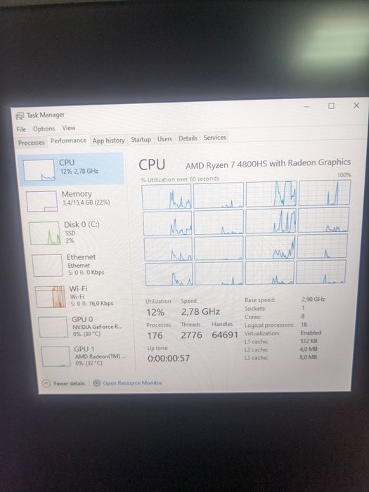 ASUS ROG Zephyrus G14 2020/Ryzen 7/RTX2060/16GB RAM
