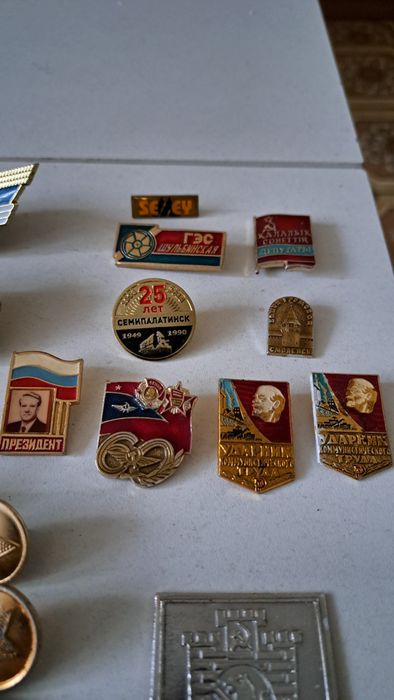 Значки пуговицы СССР