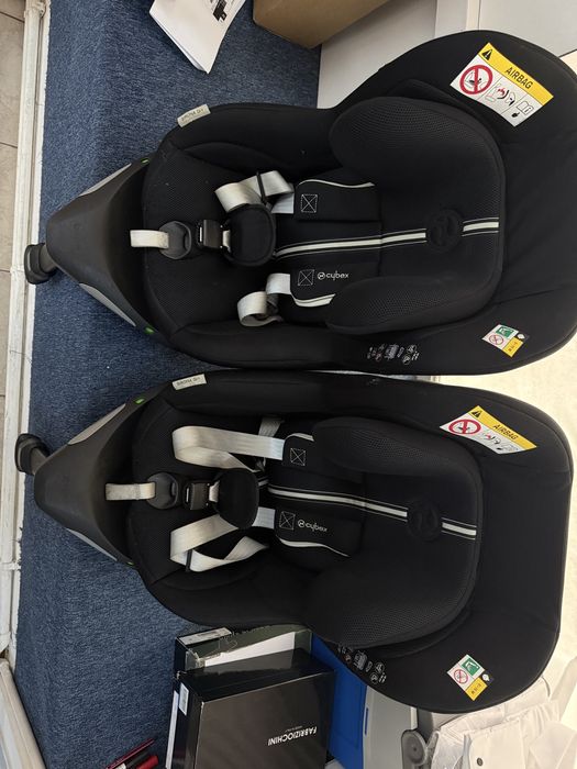 2x Cybex Sirona Gi i-Size (Gold), rotativ 360, Isofix-stare excelenta