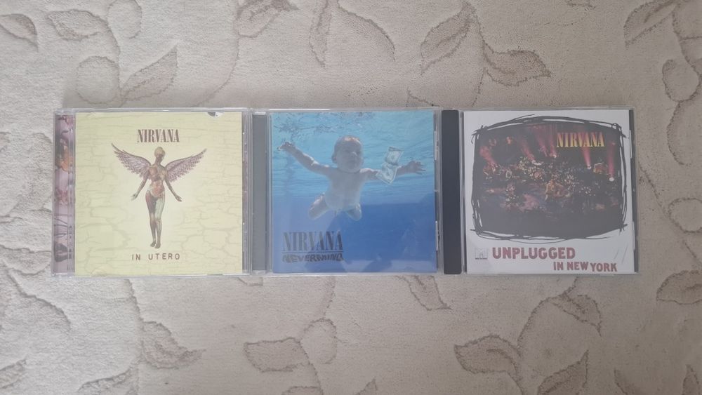 Vand CD uri Nirvana - Nevermind, In Utero, MTV Unplugged
