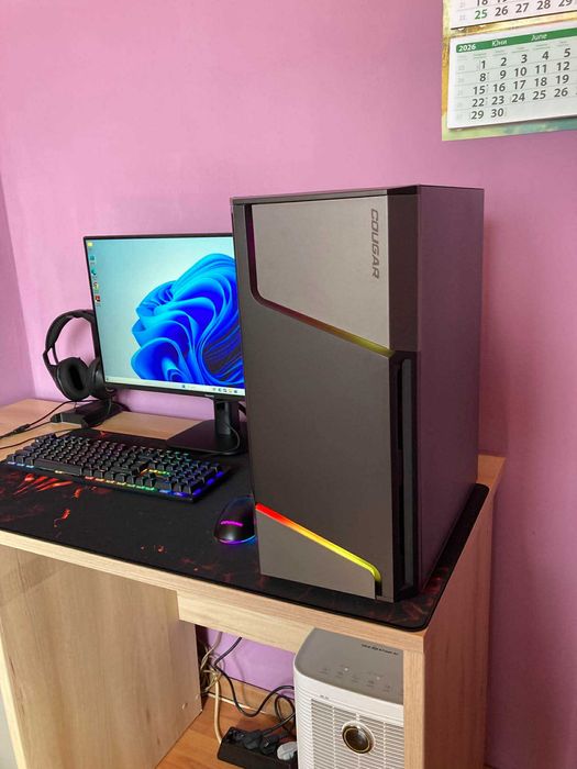 Геймърски компютър AMD 6x3,5 GHz, NVIDIA GTX 660, 16GB RAM, SSD, HDD, Windows 11 Pro