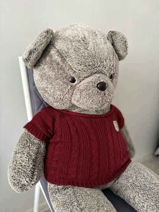 Серая мишка “Teddy” средняя