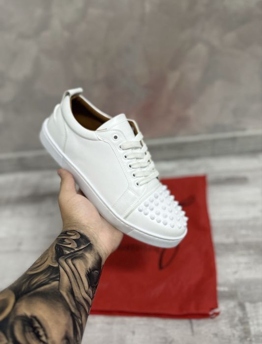 Adidasi/ Pantofi Christian Louboutin Low White calitate Premiulm