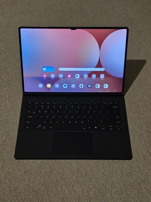 Tableta Samsung Galaxy Tab S10 Ultra, 14.6'', 12GB RAM, 256GB, WiFi, Platinum Silver + Samsung Book Cover Keyboard