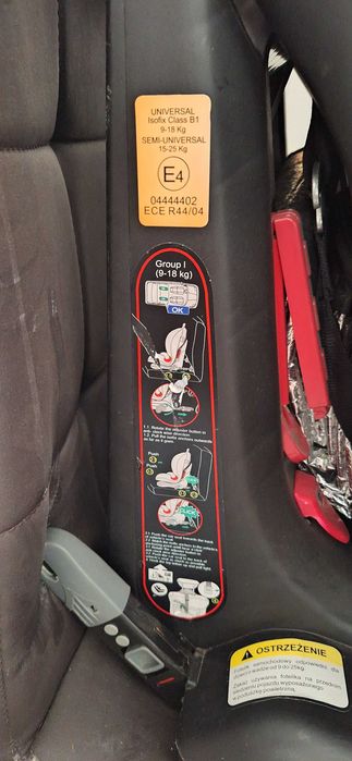 Scaun auto SANTINO cu ISOFIX Gri Coletto