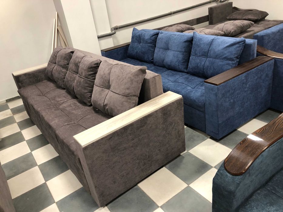 Диваны, пружина, МДФ. Скидка до  16.03=71000.Жангильдина Рыскулова