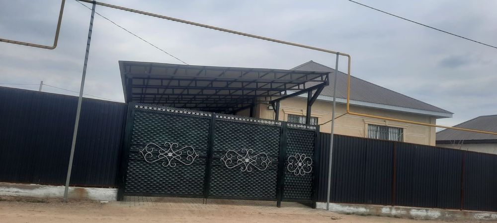 Навес варота перила забор